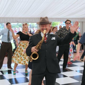 Hire Wedding Event Sax Player Swing & jive band with Encore