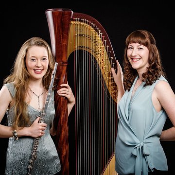 Hire Aurora Flute and Harp Duo Classical ensemble with Encore