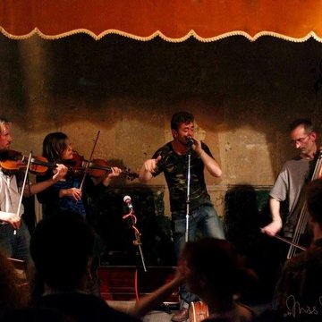Hire Jez Hellard & The Djukella Orchestra Celtic folk band with Encore