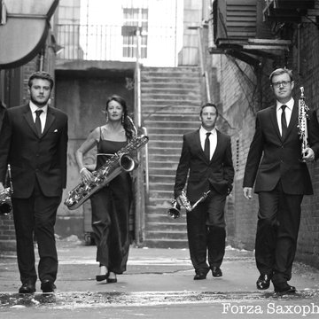 Hire Forza Saxophone Quartet Vintage jazz band with Encore