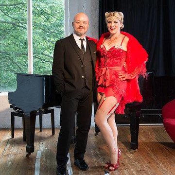 Hire Burlesque And Piano Jazz duo with Encore