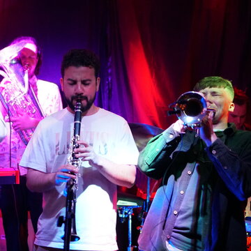 Hire Brass Hawk Down  Latin jazz band with Encore