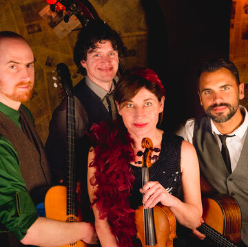 Hire The Schmoozenbergs Gypsy jazz band with Encore