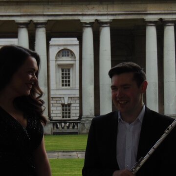 Hire Flute and Harp Duo Acoustic band with Encore