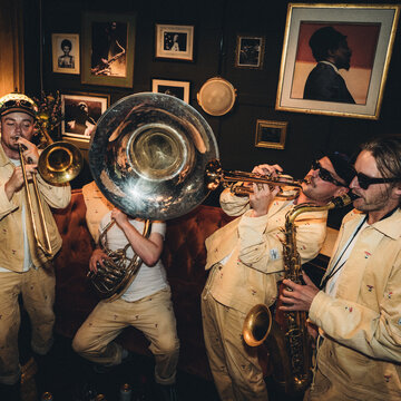 Hire Brass Rascals New orleans band with Encore