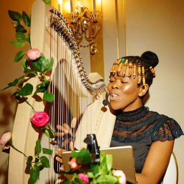 Hire Judith Ude - The Singing Harpist Harpist with Encore