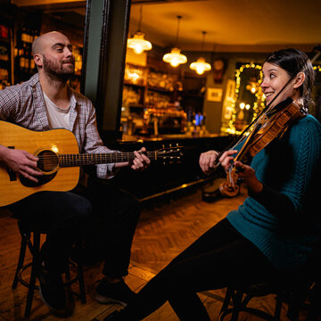 Hire Rachel and Dominic Celtic folk band with Encore