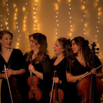 Hire Moonlight String Quartet Electric string quartet with Encore