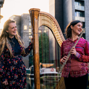 Hire Hathor Flute and Harp Duo Classical ensemble with Encore