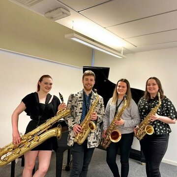 Hire The Quartet Saxophone ensemble with Encore