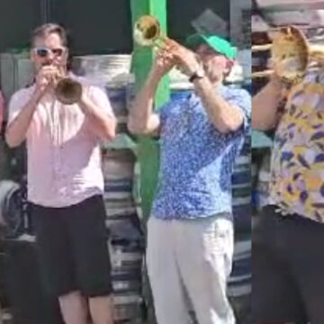 Hire Beached Brass Brass band with Encore