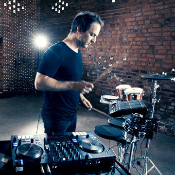 Hire Headonist DJ Percussionist with Encore