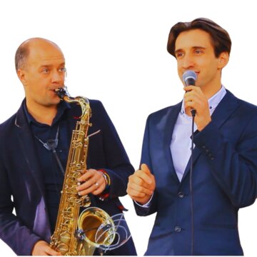 Hire Aaron & Oleg - Vocal & Sax Duo Jazz duo with Encore