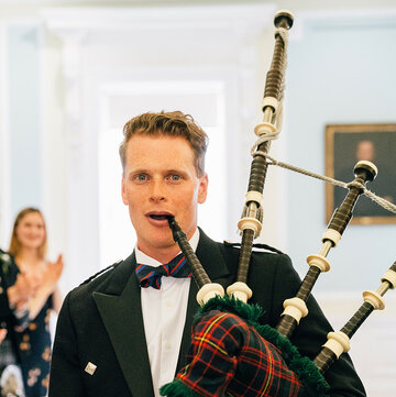 Hire Jamie Maran Bagpiper with Encore