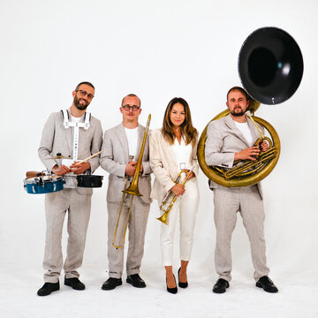 Hire The Vibe Brass band with Encore