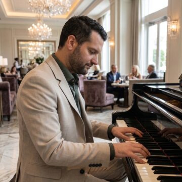 Hire Jonny Kerry Trio Swing & jive band with Encore