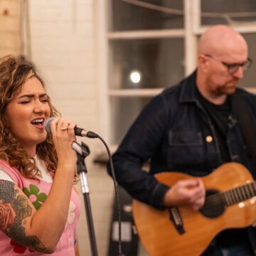 Hire Gemma Aguilar Duo Acoustic duo with Encore