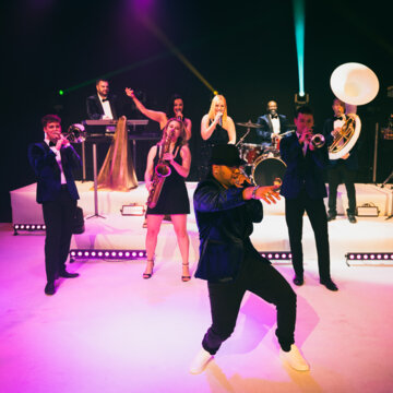 Hire 24k Brass Function band with Encore
