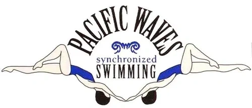 Pacific Waves Synchronized Swimming logo