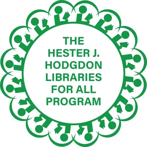 HESTER J HODGDON LIBRARIES FOR ALL PROGRAM logo