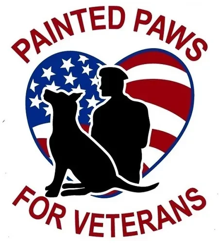 Painted Paws for Veterans logo
