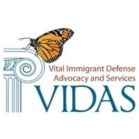 Vital Immigrant Defense Advocacy and Services (VIDAS) logo