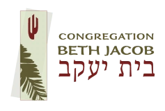 Congregation Beth Jacob and Irving Levin Jewish Center logo