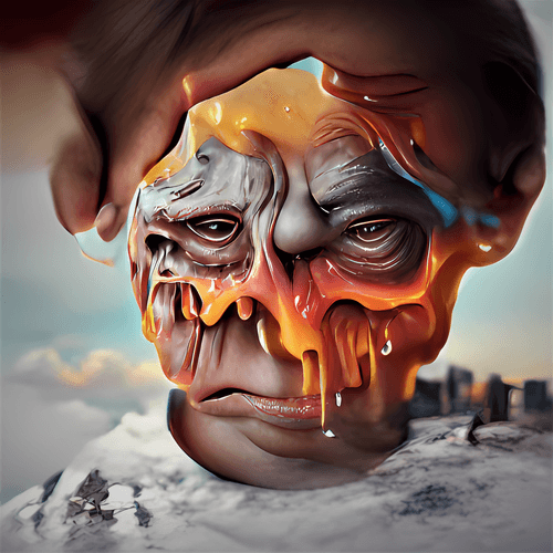 MELTED FACE #2