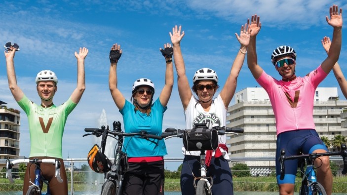 Rassemblement Vivons Vélo organisé par le Groupe AG2R LA MONDIALE à Strasbourg le 20 septembre