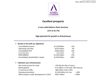 2013 annual results (business review & press release)