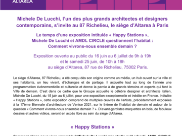 Michele De Lucchi, l’un des plus grands architectes et designers contemporains, s’invite au 87 Richelieu, le siège d’Altarea à Paris