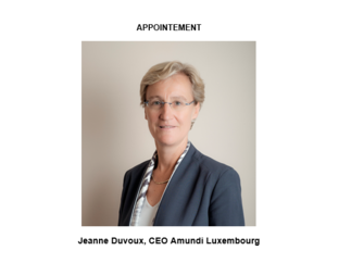 Amundi appoints  Jeanne Duvoux as CEO of Amundi Luxembourg