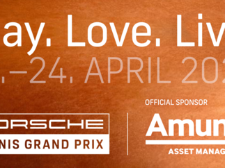 Amundi neuer offizieller Sponsor des  Porsche Tennis Grand Prix