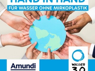 Amundi spendet 5.000 Euro an Wasser 3.0