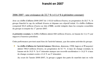 2007-09-25 CA 4e Trimestre 2006-2007