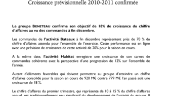 2001-01-06 : Communiqué d'information