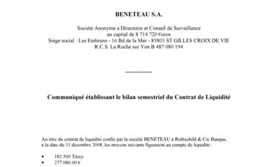 2009-01-12  Communiqué établissant la bilan semestriel du contrat de liquidité.pdf