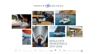 2018-04-26 BENETEAU : Presentation Resultats semestriels 2017-2018
