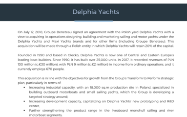 180712 BENETEAU Delphia yachts acquisition contract.pdf