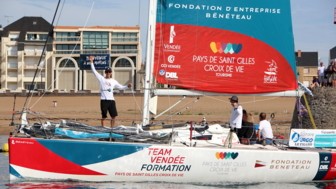 Thomas Cardrin, skipper Team Vendee Formation