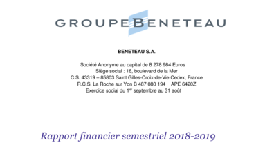 190430 BENETEAU Rapport Financier Semestriel 2018-2019