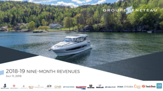 190711 BENETEAU Presentation_Q3-9Mrevenues2018-19 EN