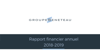 191220 BENETEAU Rapport financier annuel 2018-2019