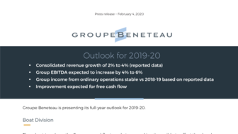 200204 BENETEAU Outlook 2019-20
