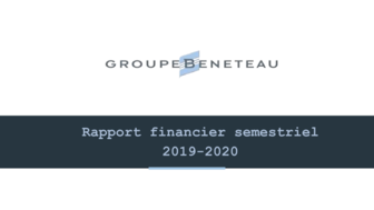 200430 BENETEAU Rapport Financier Semestriel 2019-2020