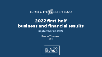 220928 BENETEAU Presentation Results H1-2022