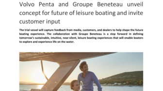 Press Release - Volvo Penta x Groupe Beneteau