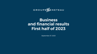 230927 BENETEAU Presentation H1 2023 results