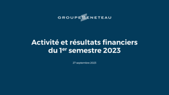 230927 BENETEAU Presentation Resultats S1 2023