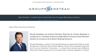 231102 BENETEAU CP Nomination_Finance